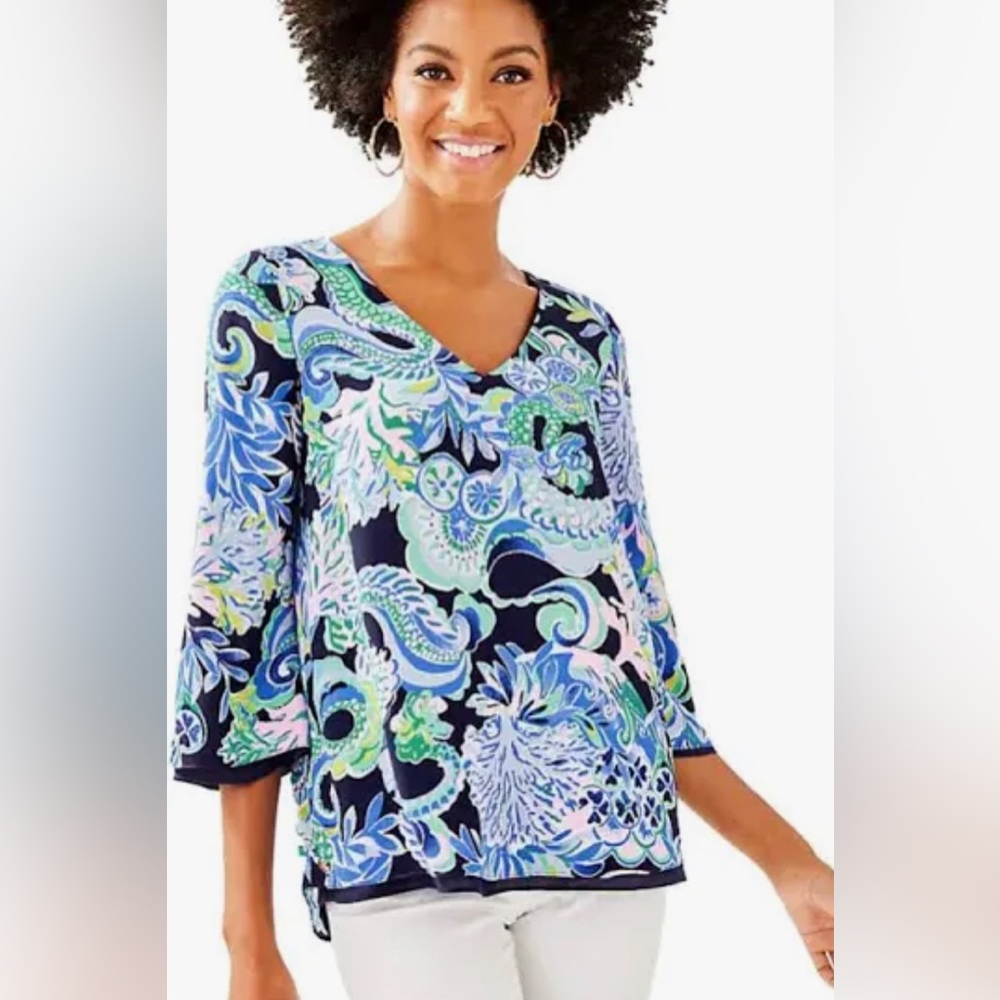 Lilly Pulitzer reversible blouse